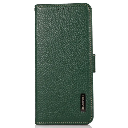 KHAZNEH For Realme C67 4G Case Litchi Texture RFID Blocking Shockproof Phone Cover