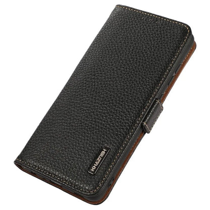 KHAZNEH For Realme C67 4G Case Litchi Texture RFID Blocking Shockproof Phone Cover