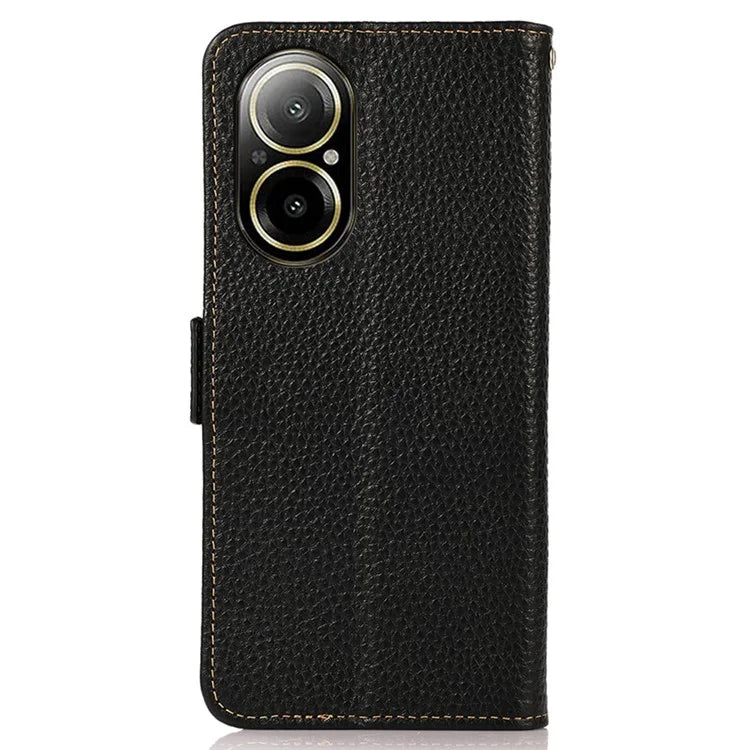 KHAZNEH For Realme C67 4G Case Litchi Texture RFID Blocking Shockproof Phone Cover