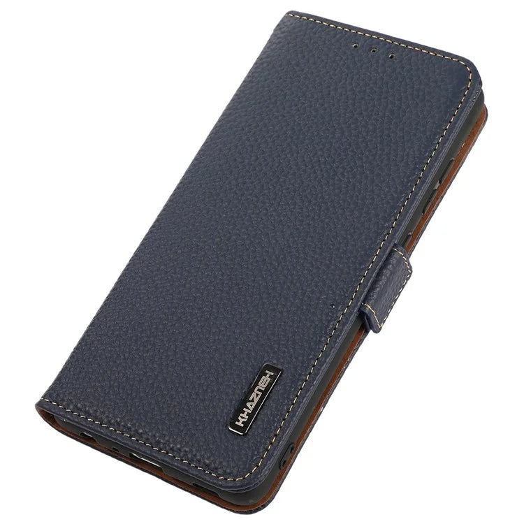 KHAZNEH For Realme C67 4G Case Litchi Texture RFID Blocking Shockproof Phone Cover