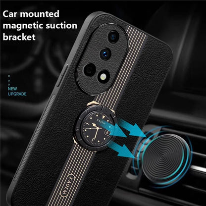 KADEM For Huawei nova 12 5G Watch Pattern Cell Phone Case Ring Kickstand Protective Cover
