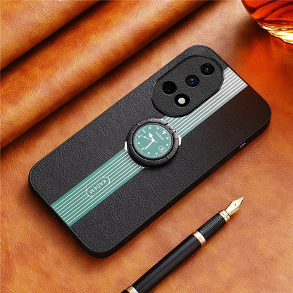 KADEM For Huawei nova 12 5G Watch Pattern Cell Phone Case Ring Kickstand Protective Cover