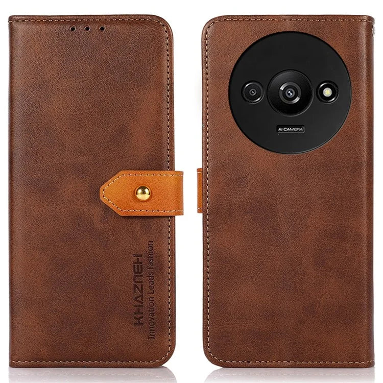 KHAZNEH For Xiaomi Redmi A3 Case PU Leather Wallet Folio Phone Cover