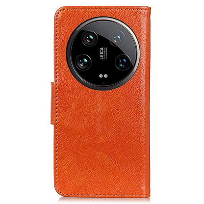 For Xiaomi 14 Ultra Case Card Slot Stand Split Leather Nappa Texture Phone Cover