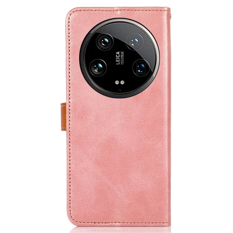 KHAZNEH For Xiaomi 14 Ultra Case Magnetic Flip PU Leather Protective Phone Cover