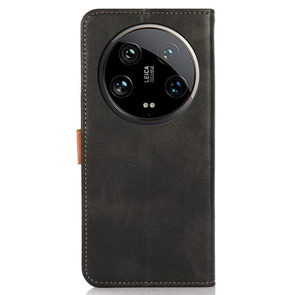 KHAZNEH For Xiaomi 14 Ultra Case Magnetic Flip PU Leather Protective Phone Cover