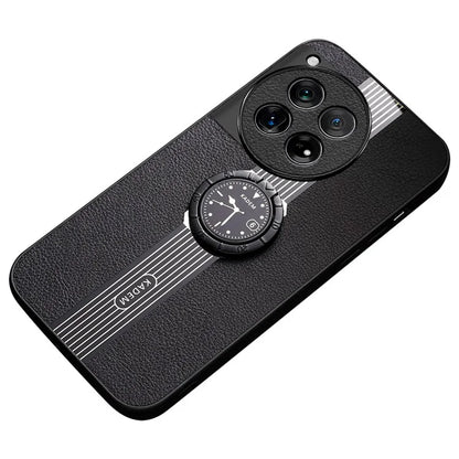 KADEM For OnePlus 12R 5G / Ace 3 5G Cover Watch Pattern Ring Kickstand Cell Phone Case