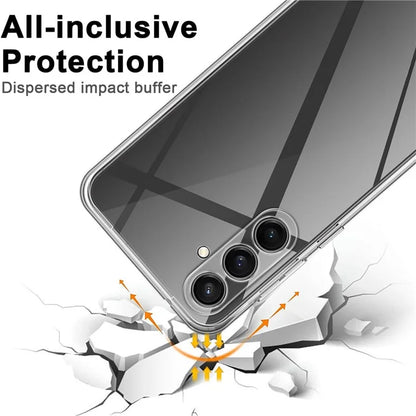 For Samsung Galaxy A55 5G Clear Case Scratch-proof Soft TPU Phone Cover