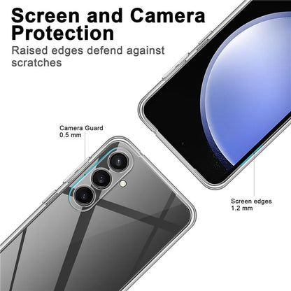 For Samsung Galaxy A35 5G Phone Case Fingerprint-free Transparent TPU Back Cover