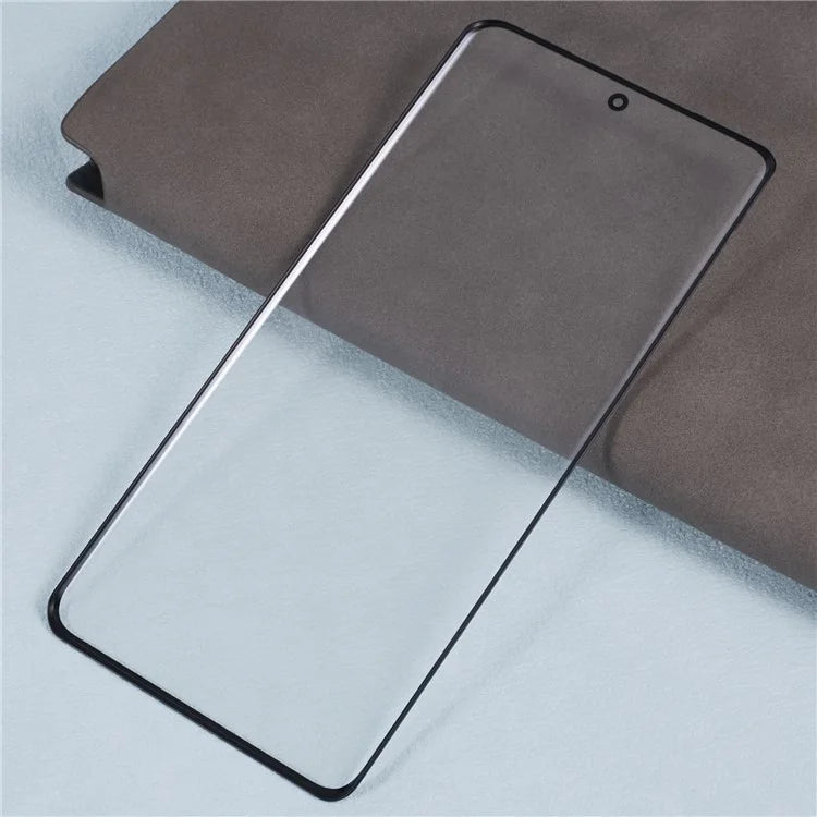 For OnePlus Ace 3 5G Front Screen Glass Lens + OCA Adhesive Replacement Parts (without Logo)