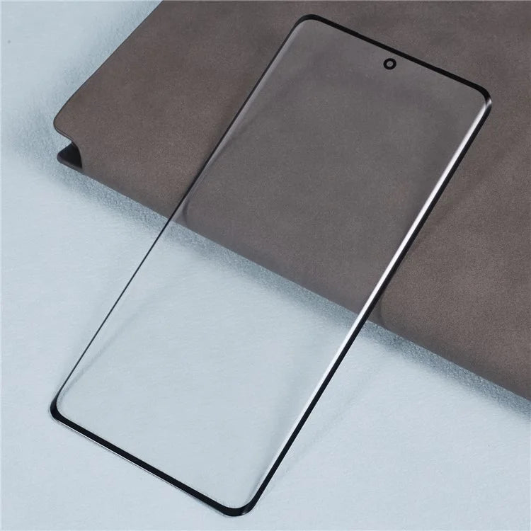 For OnePlus Ace 3 5G Front Screen Glass Lens + OCA Adhesive Replacement Parts (without Logo)