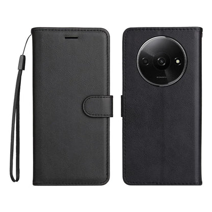 KT Leather Series-2 for Xiaomi Redmi A3 Case Solid Color Stand Flip Phone Cover