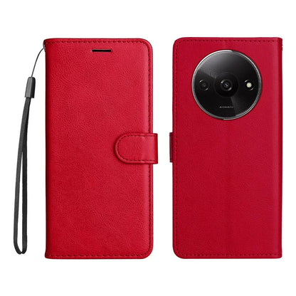 KT Leather Series-2 for Xiaomi Redmi A3 Case Solid Color Stand Flip Phone Cover