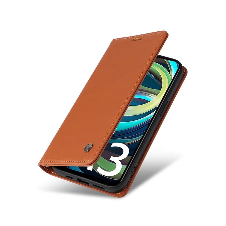 YIKATU YK-001 For Xiaomi Redmi A3 Case Hidden Magnetic Adsorption Leather Phone Cover
