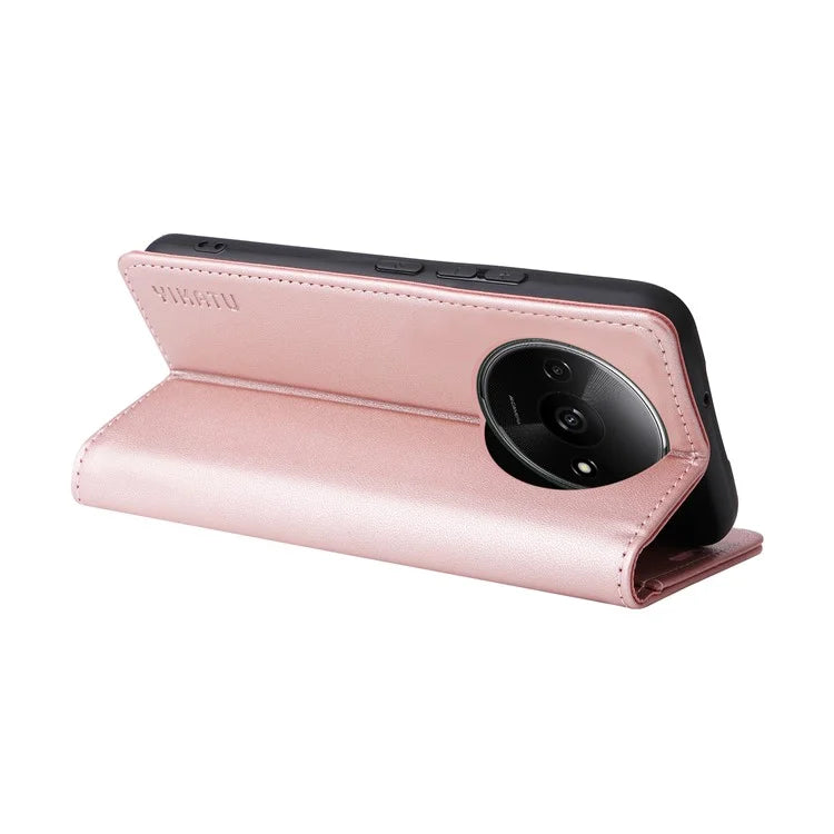 YIKATU YK-001 For Xiaomi Redmi A3 Case Hidden Magnetic Adsorption Leather Phone Cover