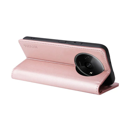 YIKATU YK-001 For Xiaomi Redmi A3 Case Hidden Magnetic Adsorption Leather Phone Cover