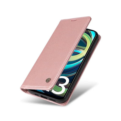 YIKATU YK-001 For Xiaomi Redmi A3 Case Hidden Magnetic Adsorption Leather Phone Cover
