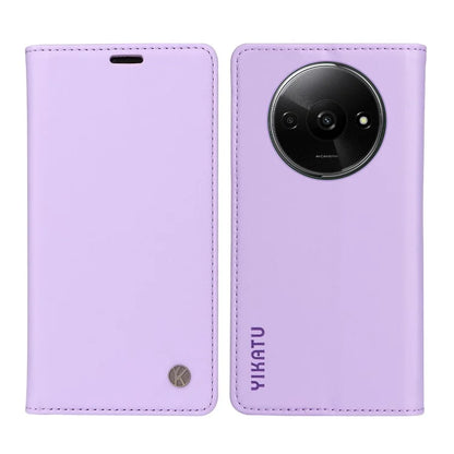 YIKATU YK-001 For Xiaomi Redmi A3 Case Hidden Magnetic Adsorption Leather Phone Cover