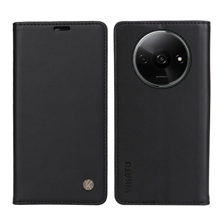 YIKATU YK-001 For Xiaomi Redmi A3 Case Hidden Magnetic Adsorption Leather Phone Cover