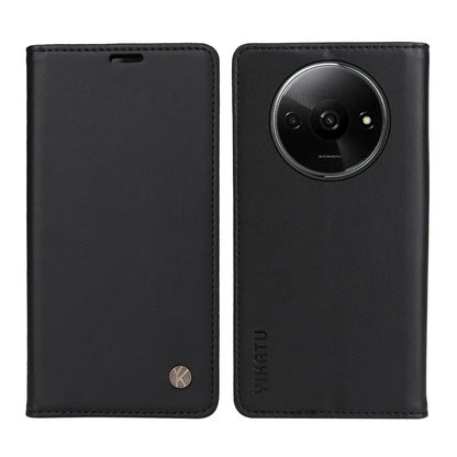 YIKATU YK-001 For Xiaomi Redmi A3 Case Hidden Magnetic Adsorption Leather Phone Cover