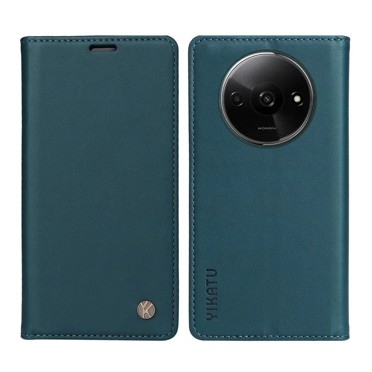 YIKATU YK-001 For Xiaomi Redmi A3 Case Hidden Magnetic Adsorption Leather Phone Cover
