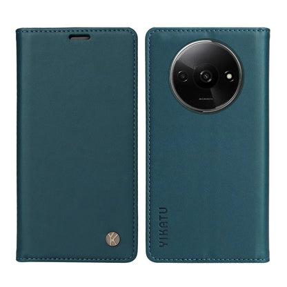 YIKATU YK-001 For Xiaomi Redmi A3 Case Hidden Magnetic Adsorption Leather Phone Cover