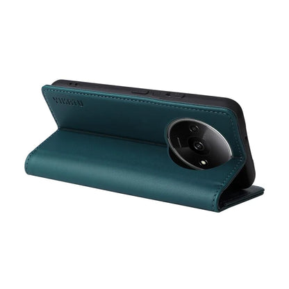 YIKATU YK-001 For Xiaomi Redmi A3 Case Hidden Magnetic Adsorption Leather Phone Cover