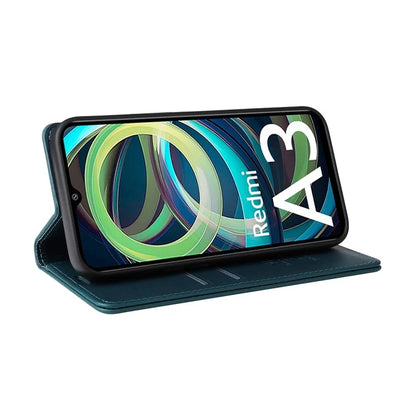 YIKATU YK-001 For Xiaomi Redmi A3 Case Hidden Magnetic Adsorption Leather Phone Cover