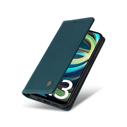 YIKATU YK-001 For Xiaomi Redmi A3 Case Hidden Magnetic Adsorption Leather Phone Cover