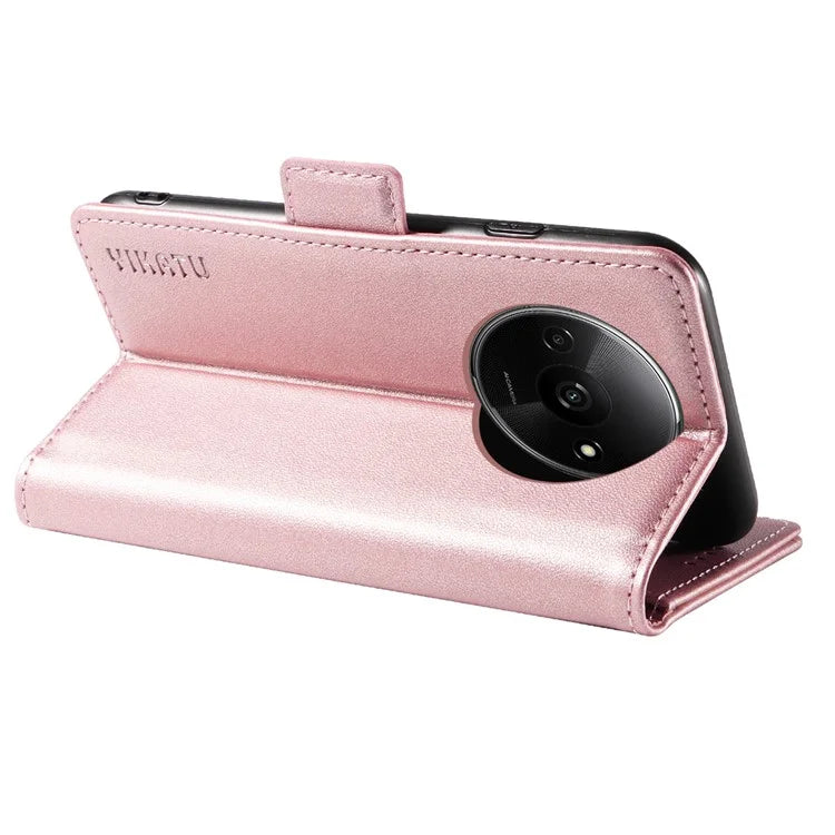YIKATU YK-003 For Xiaomi Redmi A3 Case PU Leather Stand Protective Phone Cover