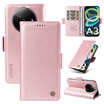 YIKATU YK-003 For Xiaomi Redmi A3 Case PU Leather Stand Protective Phone Cover