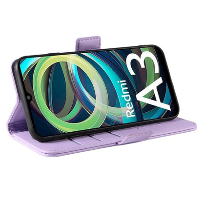 YIKATU YK-003 For Xiaomi Redmi A3 Case PU Leather Stand Protective Phone Cover