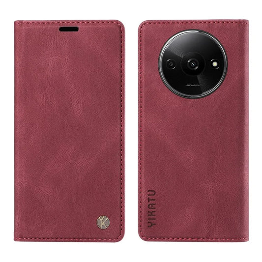 YIKATU YK-004 For Xiaomi Redmi A3 Case Flip Folio Wallet Leather Phone Cover