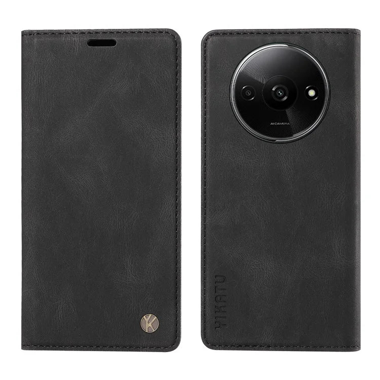 YIKATU YK-004 For Xiaomi Redmi A3 Case Flip Folio Wallet Leather Phone Cover
