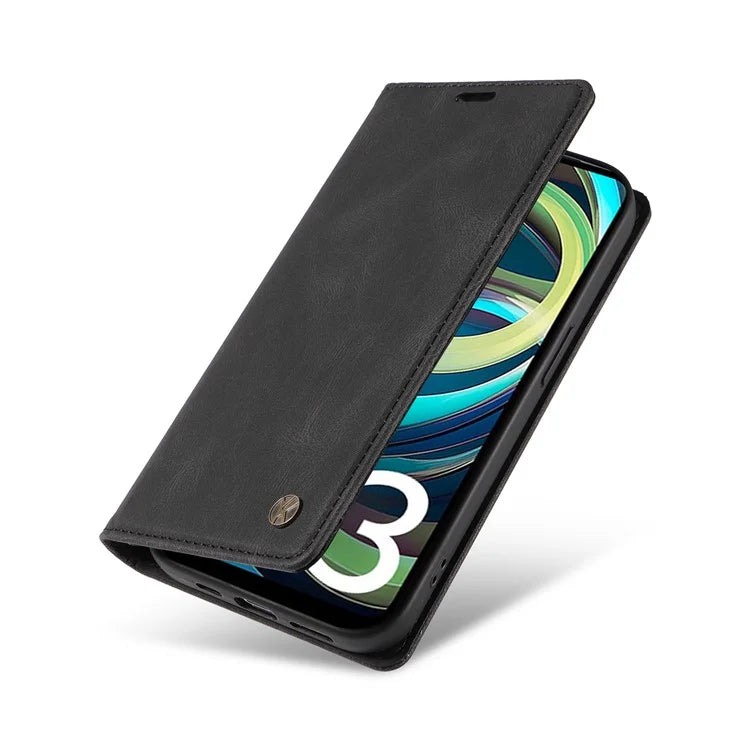YIKATU YK-004 For Xiaomi Redmi A3 Case Flip Folio Wallet Leather Phone Cover