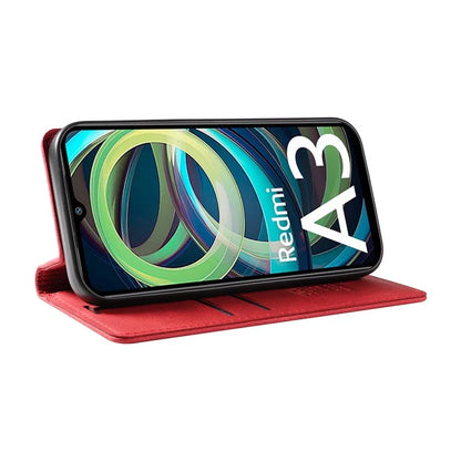 YIKATU YK-004 For Xiaomi Redmi A3 Case Flip Folio Wallet Leather Phone Cover