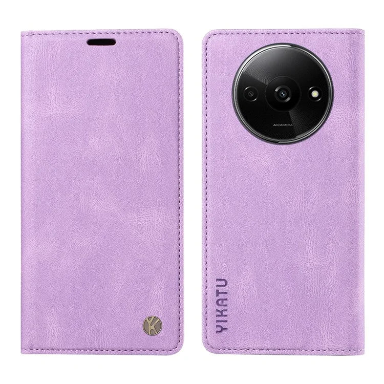 YIKATU YK-004 For Xiaomi Redmi A3 Case Flip Folio Wallet Leather Phone Cover