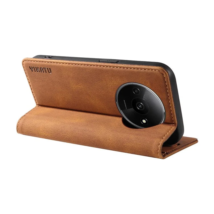 YIKATU YK-004 For Xiaomi Redmi A3 Case Flip Folio Wallet Leather Phone Cover