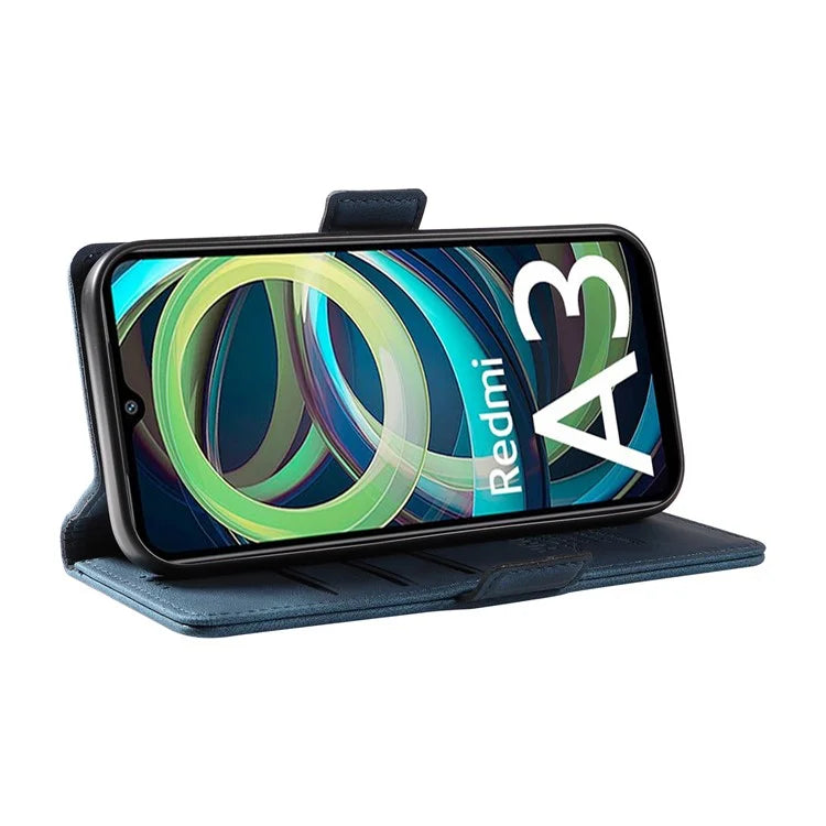 YIKATU YK-005 For Xiaomi Redmi A3 Case Wallet Style Skin-touch Leather Phone Cover
