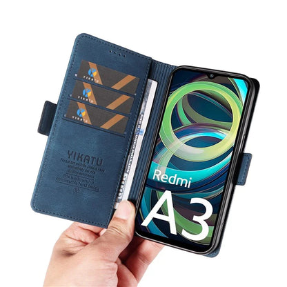 YIKATU YK-005 For Xiaomi Redmi A3 Case Wallet Style Skin-touch Leather Phone Cover