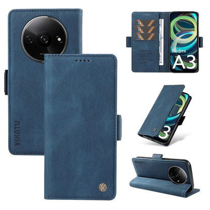 YIKATU YK-005 For Xiaomi Redmi A3 Case Wallet Style Skin-touch Leather Phone Cover