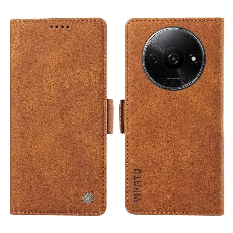 YIKATU YK-005 For Xiaomi Redmi A3 Case Wallet Style Skin-touch Leather Phone Cover