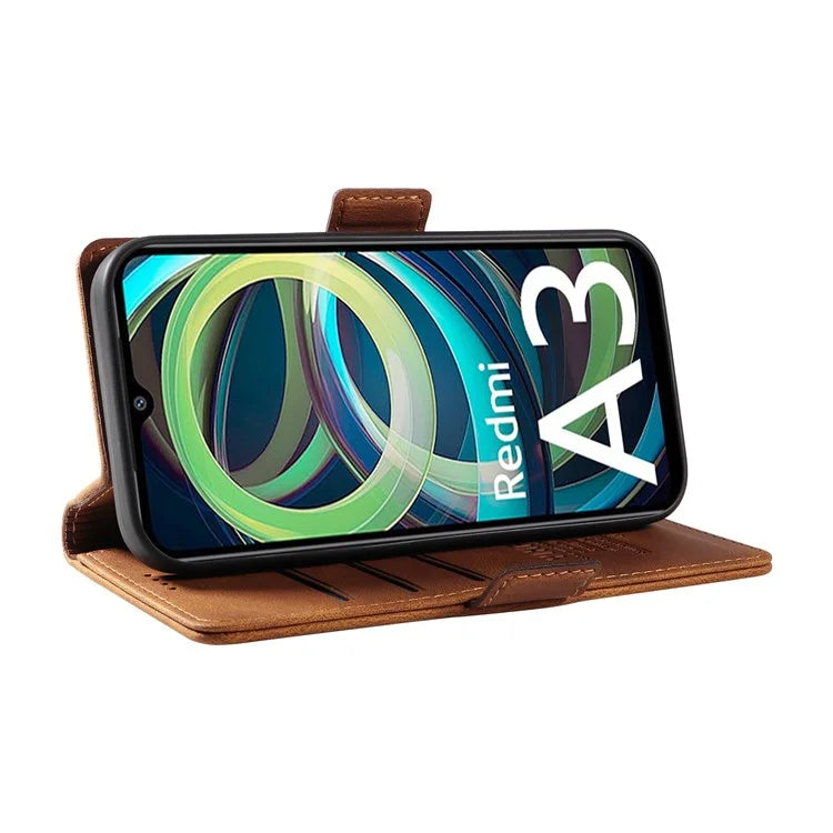 YIKATU YK-005 For Xiaomi Redmi A3 Case Wallet Style Skin-touch Leather Phone Cover