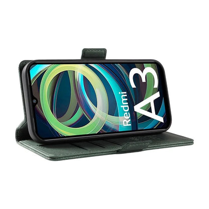 YIKATU YK-005 For Xiaomi Redmi A3 Case Wallet Style Skin-touch Leather Phone Cover