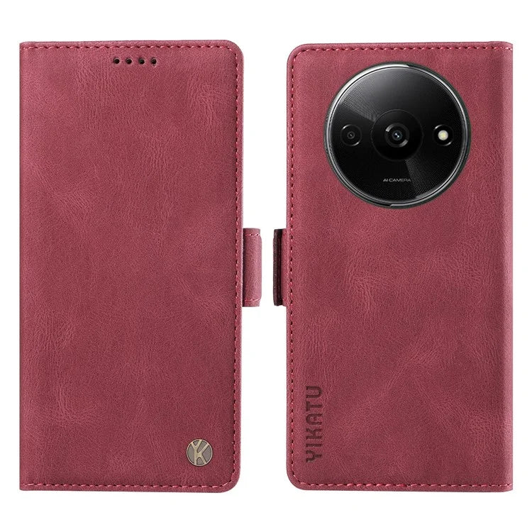 YIKATU YK-005 For Xiaomi Redmi A3 Case Wallet Style Skin-touch Leather Phone Cover