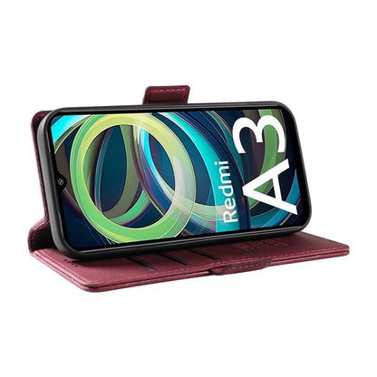 YIKATU YK-005 For Xiaomi Redmi A3 Case Wallet Style Skin-touch Leather Phone Cover