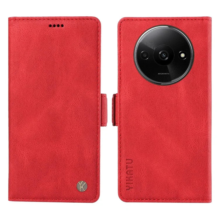 YIKATU YK-005 For Xiaomi Redmi A3 Case Wallet Style Skin-touch Leather Phone Cover