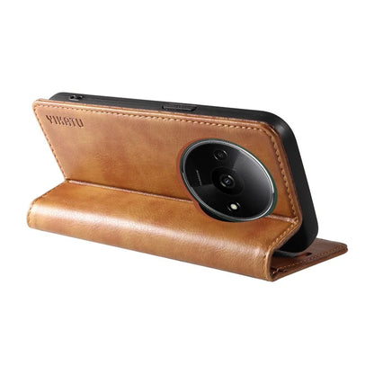 YIKATU YK-006 For Xiaomi Redmi A3 Case Folio PU Leather Magnetic Absorption Phone Cover