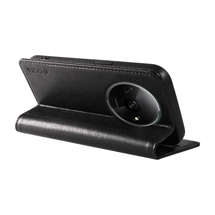 YIKATU YK-006 For Xiaomi Redmi A3 Case Folio PU Leather Magnetic Absorption Phone Cover
