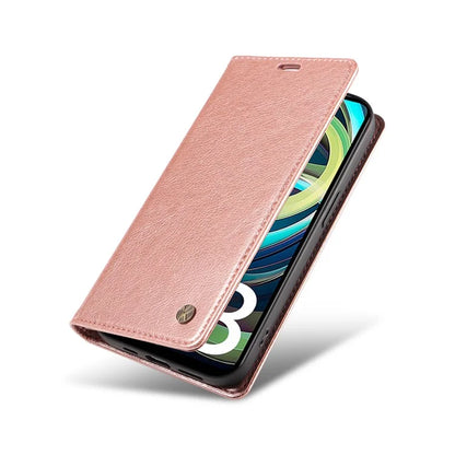 YIKATU YK-006 For Xiaomi Redmi A3 Case Folio PU Leather Magnetic Absorption Phone Cover